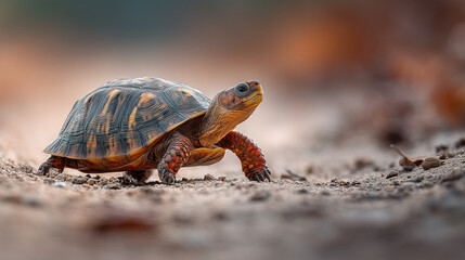 Obraz premium turtle on the grass