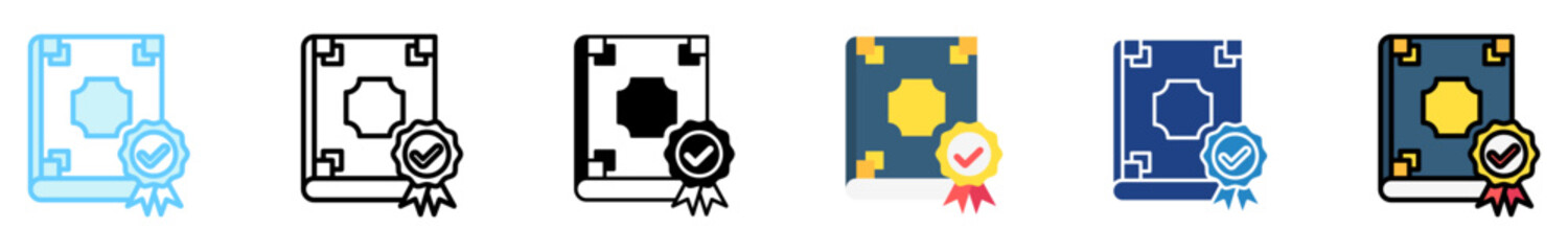 Best Seller multi style, mini illustration icon set. outline, flat, glyph, line color. vector for UI, UX, app, web, digital or print, related to international literacy days, education.