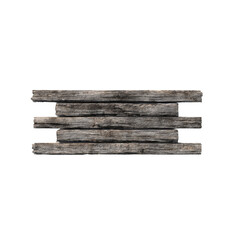 Fototapeta premium Rustic wooden sign made of weathered planks, showcasing vintage and natural aesthetic. aged wood texture adds character, making it ideal for decoration or signage