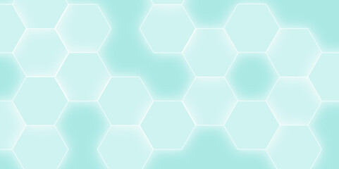 Abstract blue Hexagon Technology Background. Abstract blue Hexagon Medical Background. 
