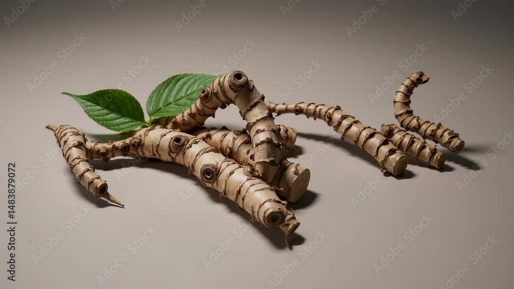Poster intriguing bamboo insect animation with leaf movement and dynamic shadows