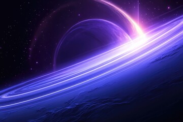 Cosmic Ringed Planet