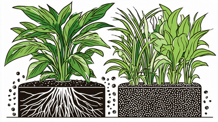 Gardening Nature Soil Roots Foliage Green Growth Tools Houseplants Indoor Outdoor Natural Botanical Agriculture Herbaceous Potting Landscaping Environment Garden Design Eco-Friendly Care 
