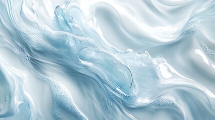 Fototapeta premium Clean water texture with gentle ripples and light reflections, ideal for spa or beauty product banners.