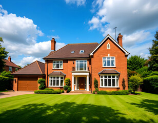 detached home in the UK with just one family.