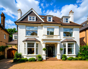 The UK's white-brick housing estate.