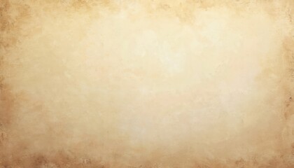 Obraz premium Aged paper background with grunge texture, worn look. Beige color, vintage design for website, presentation, poster, artwork. Retro style. Old parchment surface.