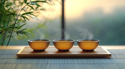 Peaceful tea ceremony