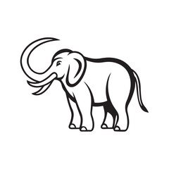 Fototapeta premium american mammoth jackstock vector