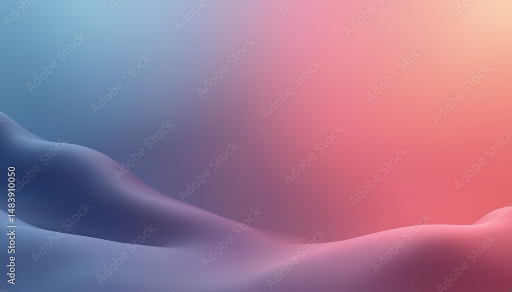 Poster abstract illustration blue, red gradient colors create unique texture effect. digital design for mod