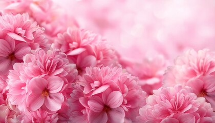 Fototapeta premium beautiful pink flowers background