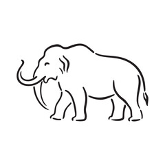 Fototapeta premium american mammoth jackstock vector