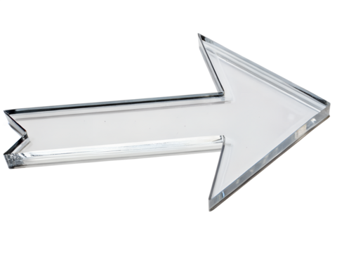 arrow sign isolated on white