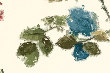 Various oil paintings, flowers, swallows, swans, landscapes, roses, peonies, flowers, birds, horses, galloping tigers, tropical leaves