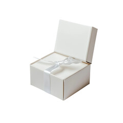 closed box isolated white background

