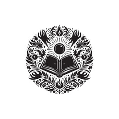 Obraz premium The Book of Shadows Vector (7).eps