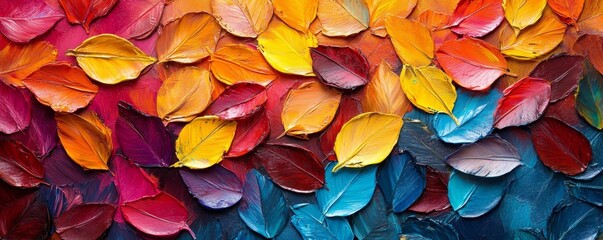 Closeup of abstract rough colorful green pink colors art painting texture background wallpaper, with oil or acrylic brushstroke waves, pallet knife paint on