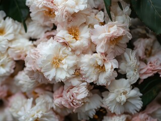 Chestnut Blossoms in Soft Light &mdash; Creamy White Flowers with Fading Petals

