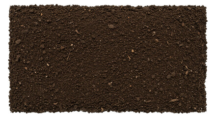 Fertile potting soil awaits planting