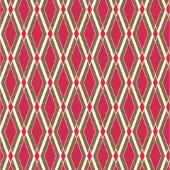 A repeating shapes pattern featuring a three-color gradient can be used for backgrounds, wallpapers, decorations, and more.