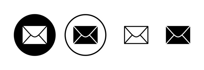 Mail icon logo design. email sign and symbol. E-mail icon. Envelope icon