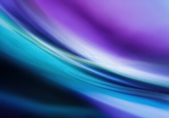 Fototapeta premium Abstract waves in vibrant purple and blue hues.