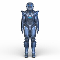 サイバーマン　3DCGレンダリング