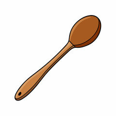 spoon vector isolated on white background