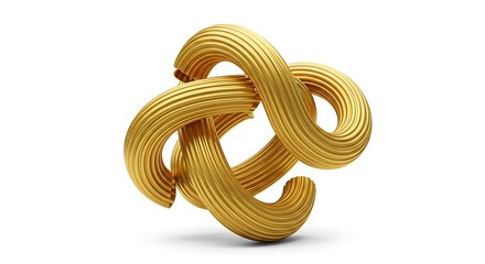 A surreal arrangement of macaroni pieces forming a spiral pattern with shadows and highlights, positioned in the middle of a white background
