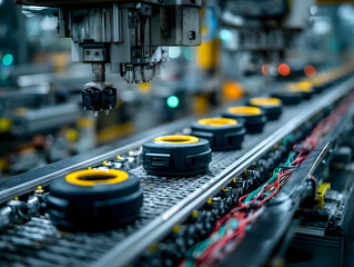 Headphone production facility earcup parts