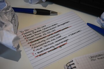 To-Do-Liste ~ Psychologie