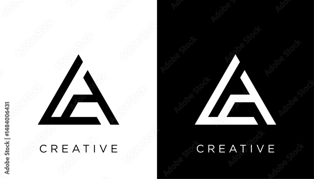 Fototapete a initial letter logo design icon vector template element