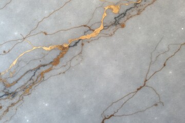 Naklejka premium Elegant marble texture with golden veining on gray background 