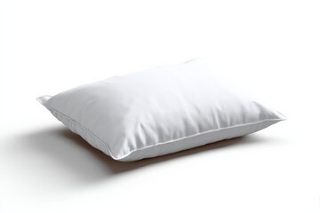Soft white pillow, perfect for a restful sleep.  Clean lines and simple design.