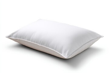 Soft white pillow, perfect for a restful night's sleep.  Clean, simple design.