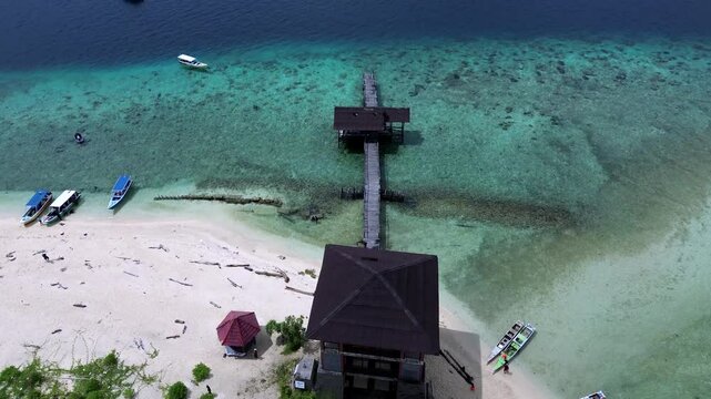 Tropical Paradise Kodingareng Keke from Above in Makassar