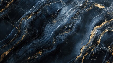 Black and gold marble decor design