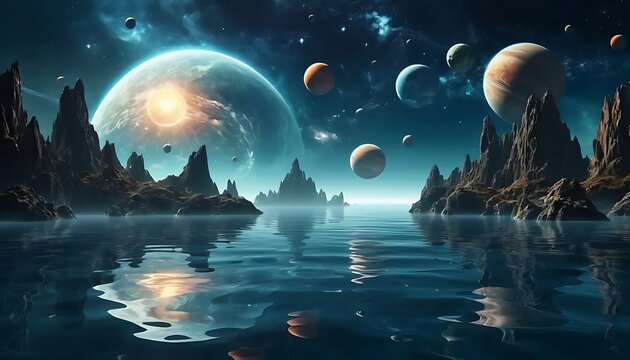 Dramatic fantasy scene displays armored warriors engaged in fierce sword combat amidst a stormy sky.