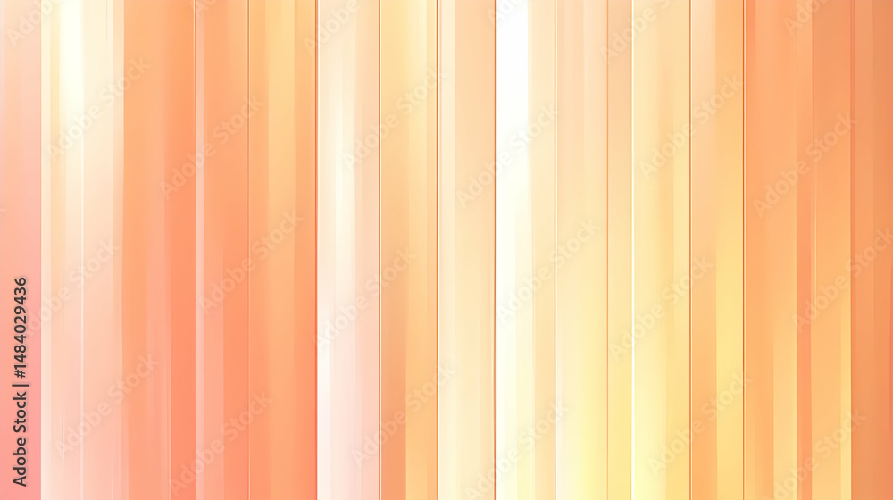 Poster gradient vertical stripe texture in peach and white warm colors palette