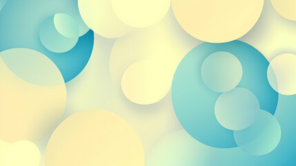 Gentle gradient circles abstract wallpaper background, modern aesthetic feel