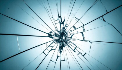 Broken Glass Pattern Abstract Background