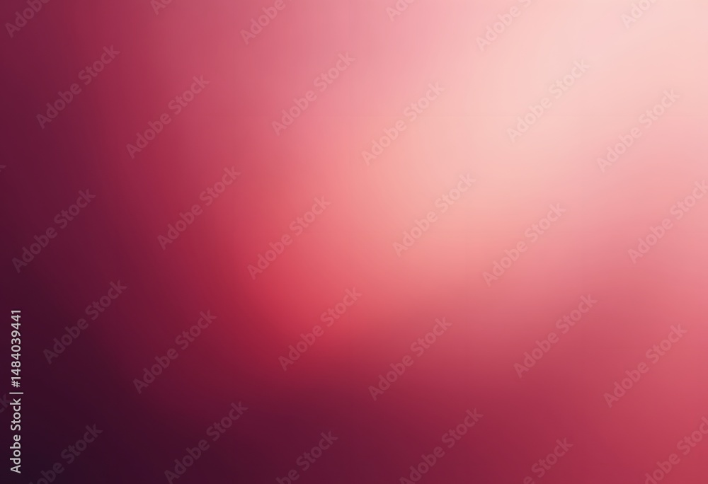 Leinwandbilder gradient of red and pink, smooth color transition. light pink background creates warmth. harmonious 
