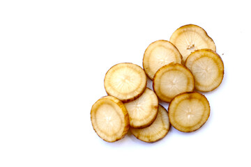 Fresh burdock roots or gobo roots