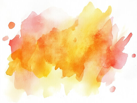 赤と黄色の水彩背景
