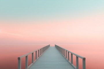 Obraz premium pier at sunset