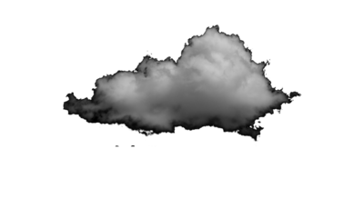 clouds in transparant background