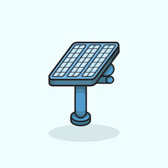 Solar Panel vector Illustration Perfect for eco friendly projects environmental campaigns energy conservation themes and future technology Editable and scalable for digital and print use