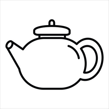 tea jar icon element for design
