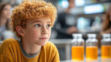 Educational experiment sparks curiosity in young minds science classroom engaging learning interactive environment close-up view concept of education