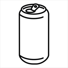 canned drink icon element for design